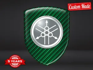Yamaha Pegatina Silicona Diseño Premium Insignias Cúpula Elegante